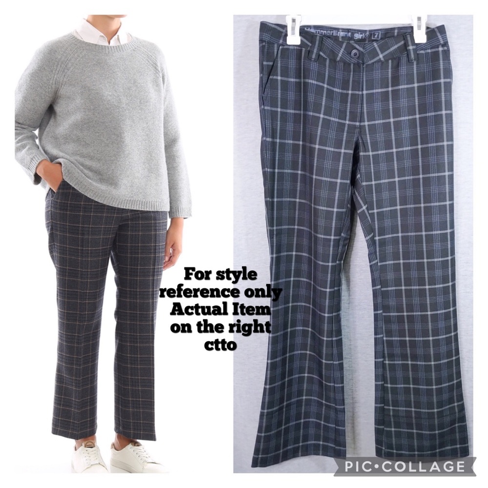 👯‍♀️Host Pick⚡️Hammer Brand Girl Chequered Pants